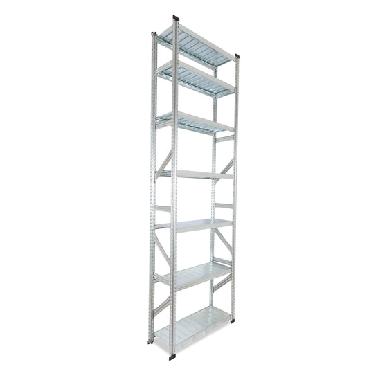 Metalsistem SUPER S1 Grundregal 1972x970x400 mm sendzimirverzinkt mit 7 Böden