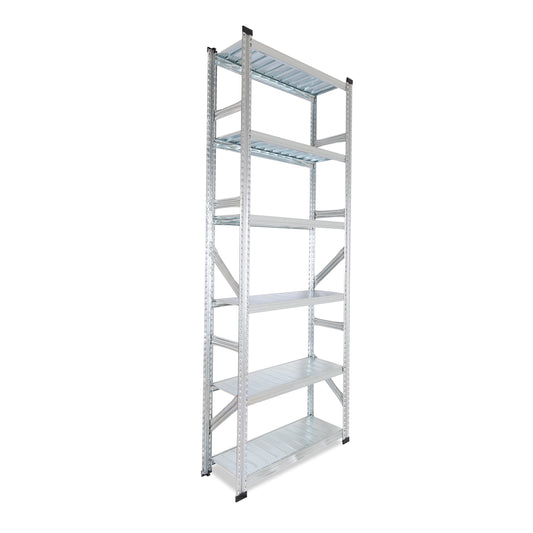 Metalsistem SUPER S1 Grundregal 1972x1120x600 mm sendzimirverzinkt mit 6 Böden