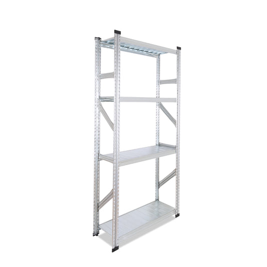 Metalsistem SUPER S1 Grundregal 1972x1120x400 mm sendzimirverzinkt mit 4 Böden